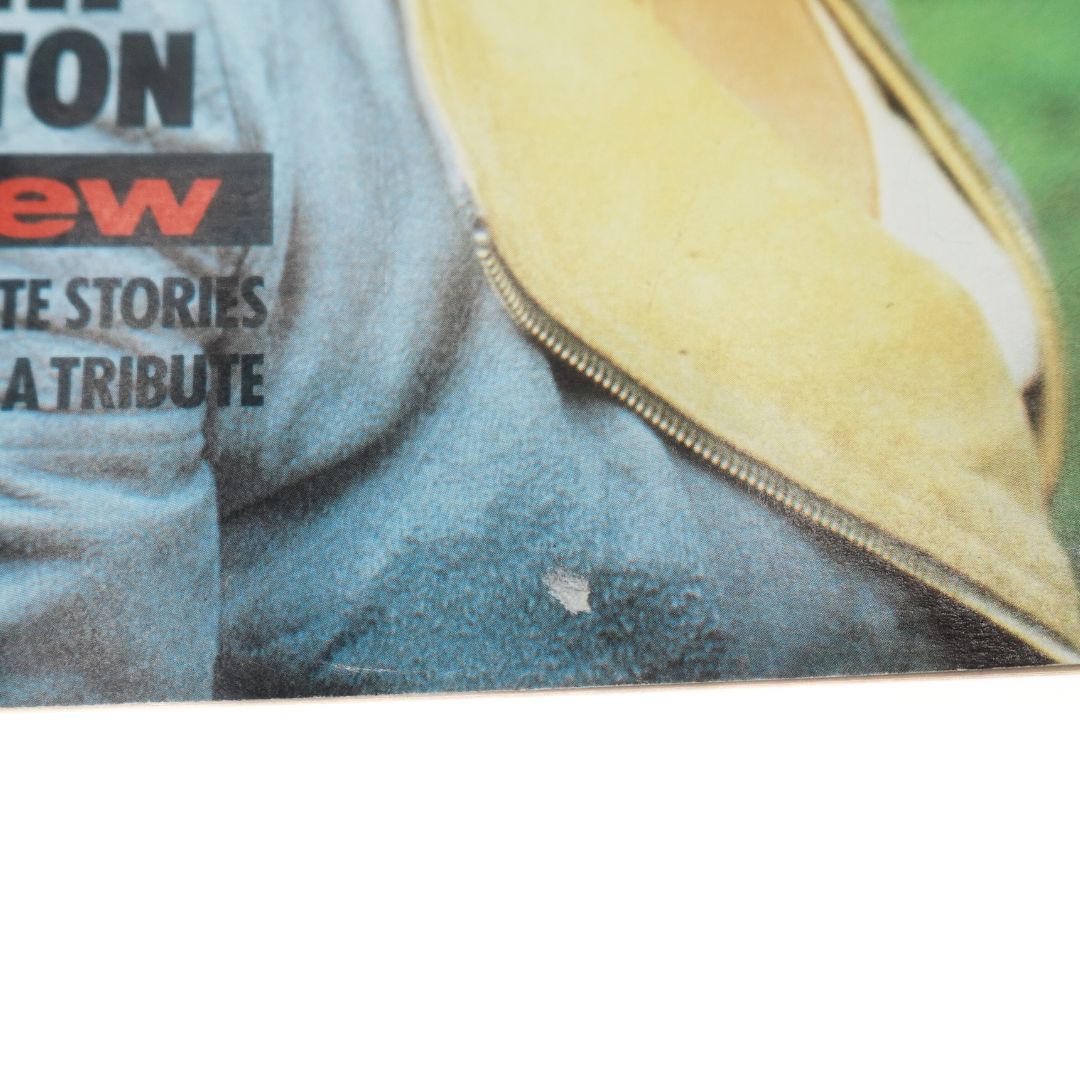 Small damage to the front cover of the Doctor Who Magazine #110