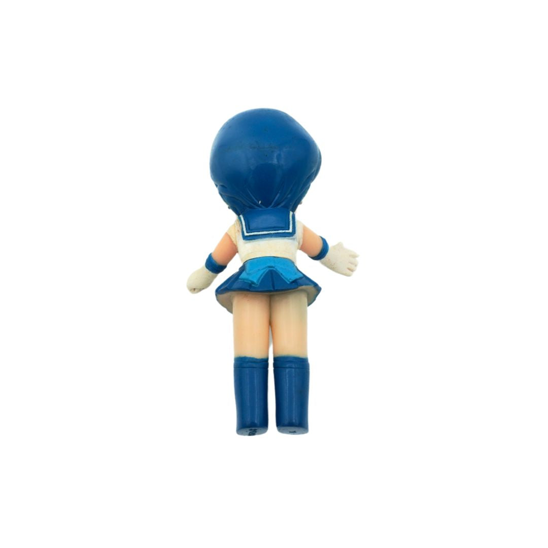 Back on photo of a vintage 1994 Bandai Banpresto Sailor Mercury figurine