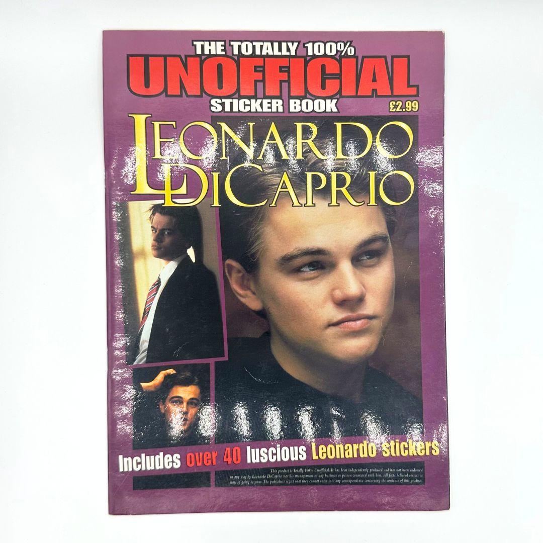 1998 Leonardo DiCaprio Sticker Book