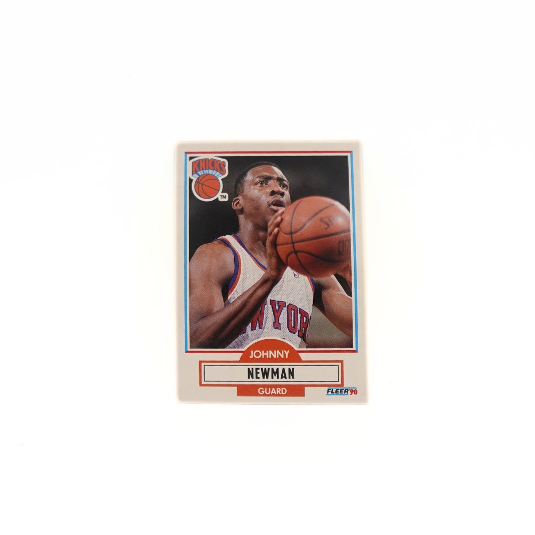 90's Fleer Johnny Newman Knicks Card