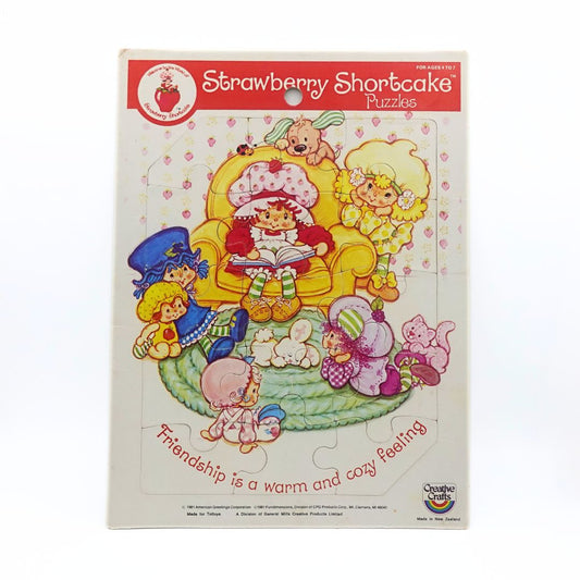 Vintage 1982 Strawberry Shortcake Puzzles