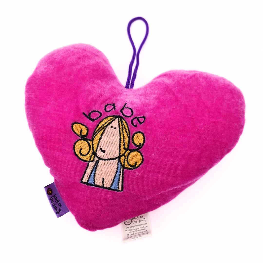 2002 Bang on the Door Babe Heart Plush