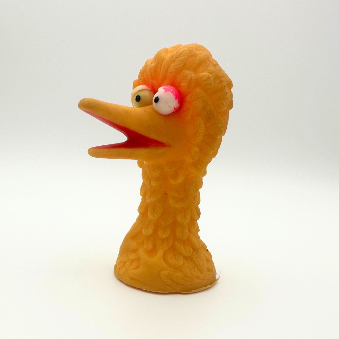 Big Bird 70's finger puppet