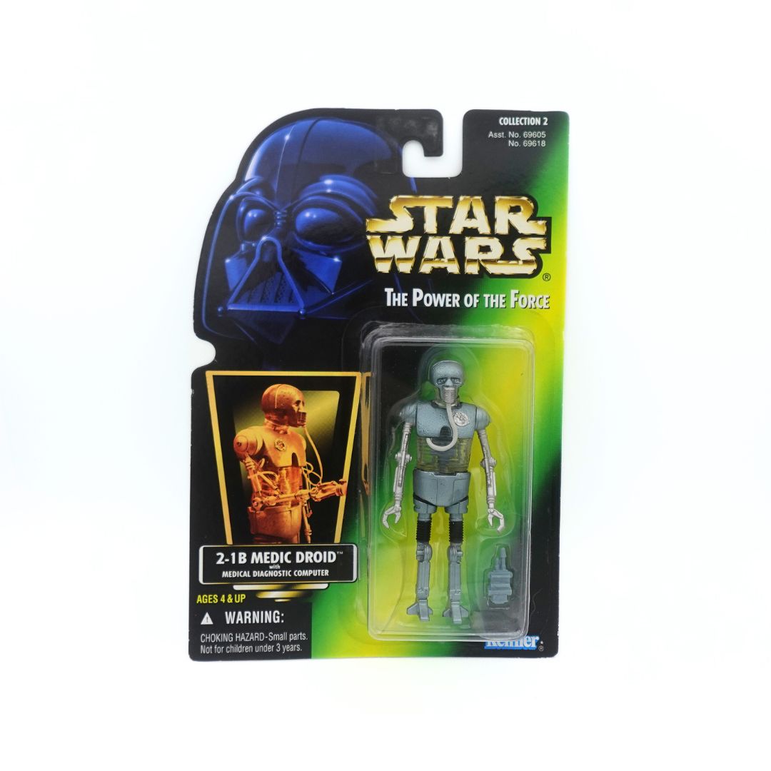 1996 Star Wars The Power of the Force 2-1B Medic Droid with Medical Diagnostic Computer