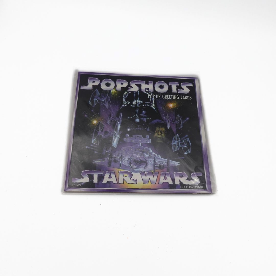 1997 Star Wars Pop Shots C-3P0 and R2-D2 Card