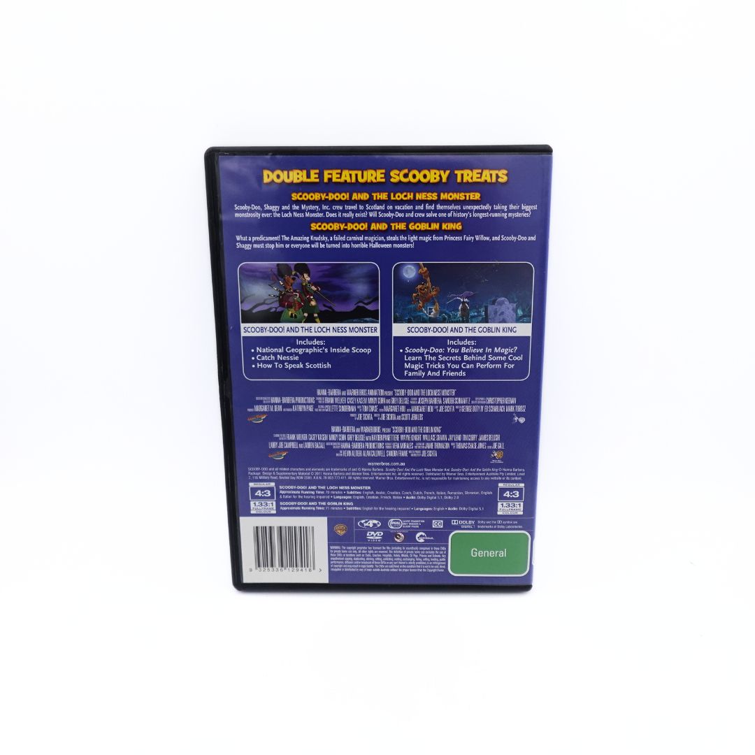 Scooby Doo Double Feature DVD: Loch Ness Monster and the Goblin King