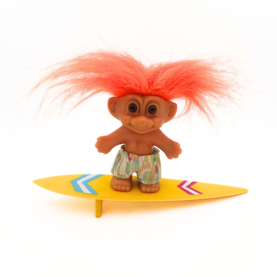 90s Surfing Troll Doll