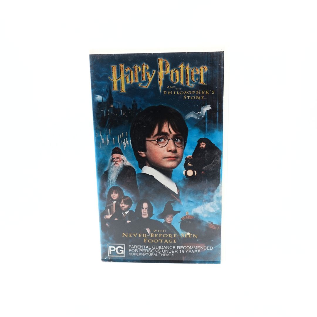 2002 Harry Potter and the Philosopher's Stone VHS