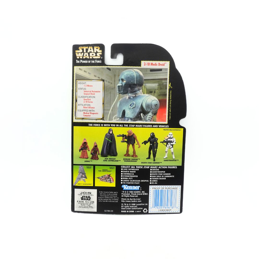 1996 Star Wars The Power of the Force 2-1B Medic Droid with Medical Diagnostic Computer