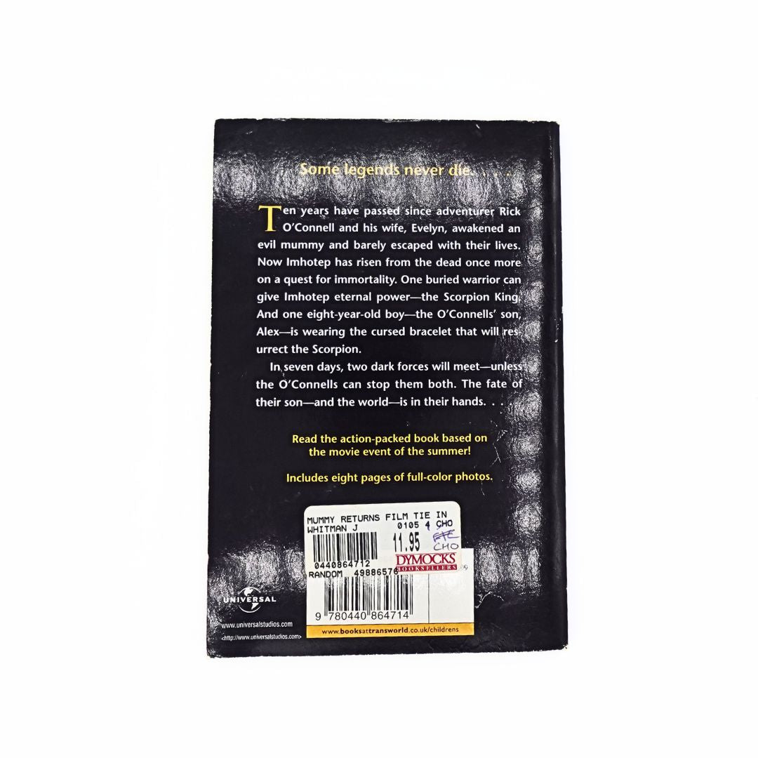 2001 Mummy Returns Book