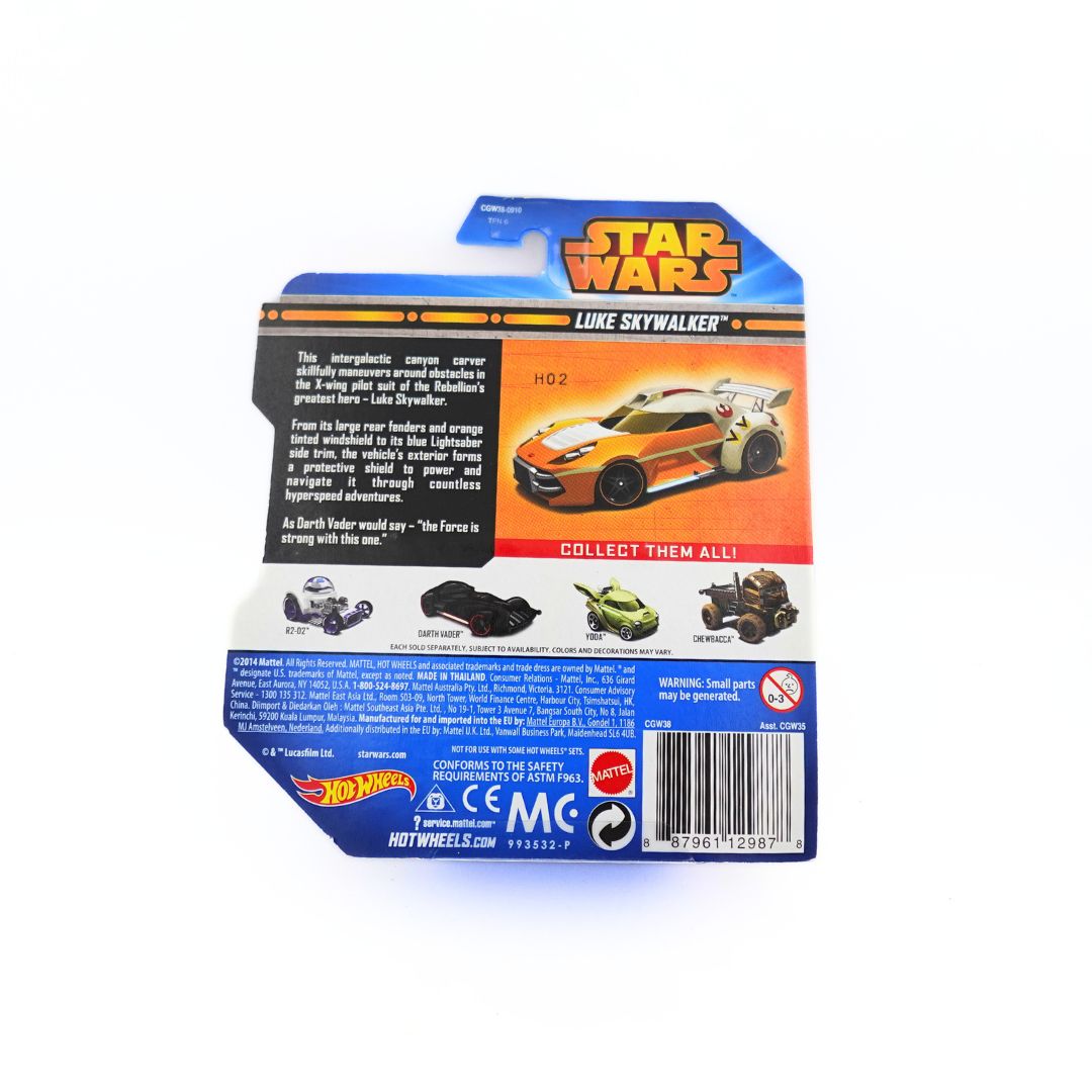 2014 Hot Wheels Star Wars Luke Skywalker Car