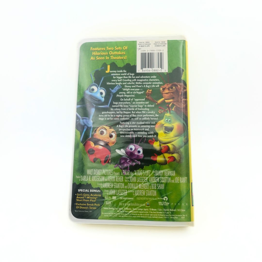 1999 Disney A Bugs Life VHS (Dot Alternate Cover)