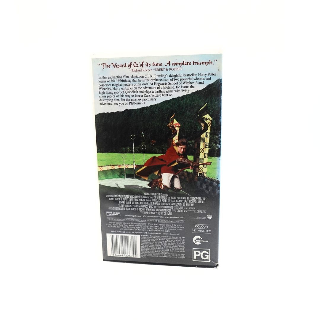2002 Harry Potter and the Philosopher's Stone VHS