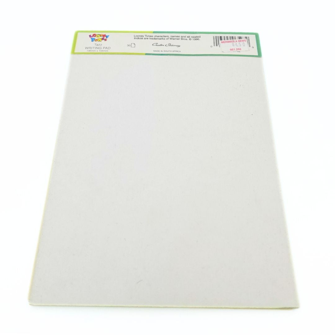 Taz Tasmanian Devil Writing Pad