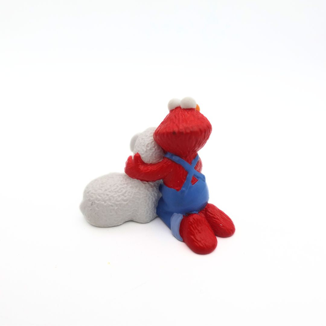 1993 Elmo and Sheep PVC Figure