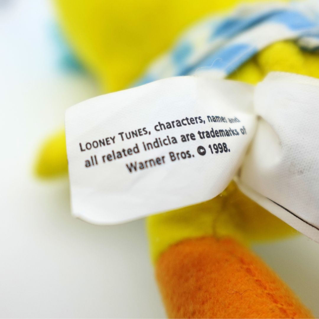 1998 Tweety Bird in Pyjamas Plush