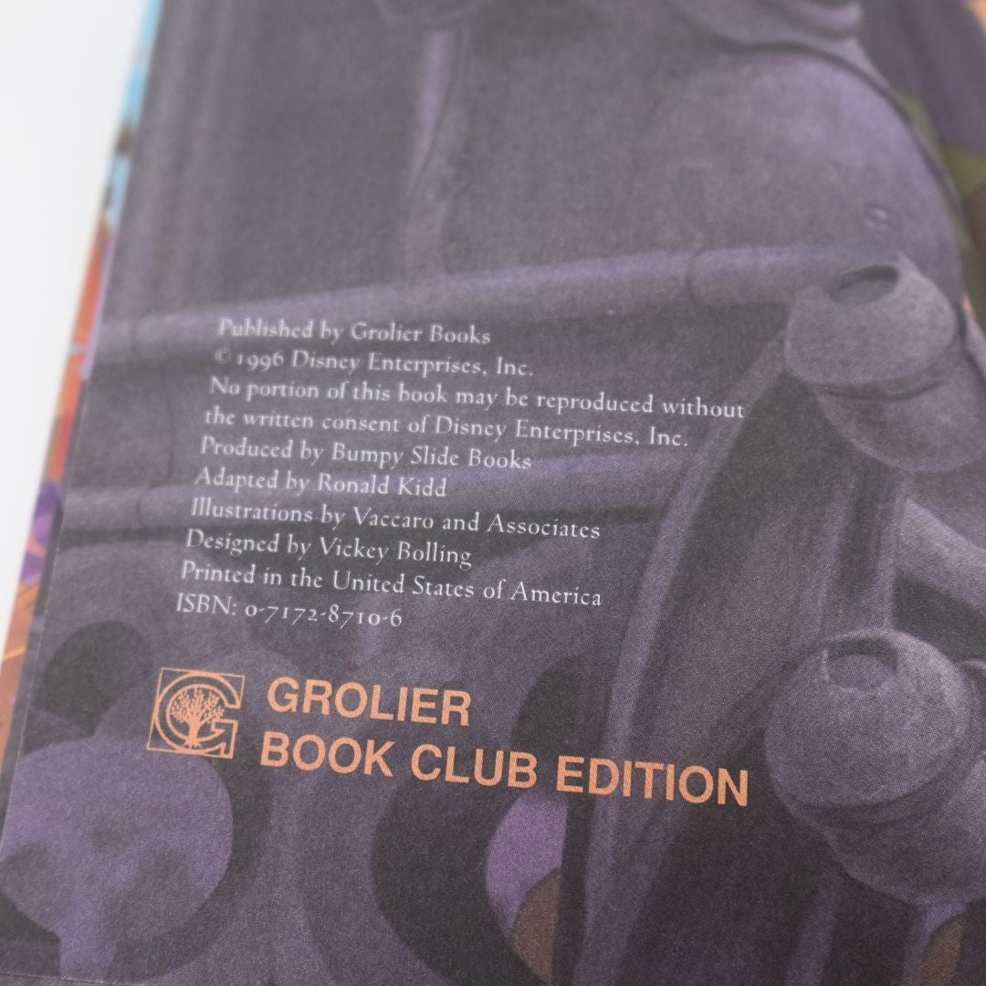 1996 Disney The Hunchback of Notre Dame Book