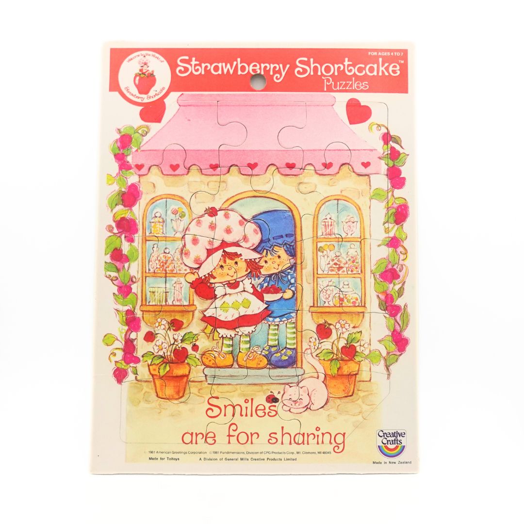 Vintage 1982 Strawberry Shortcake Puzzles
