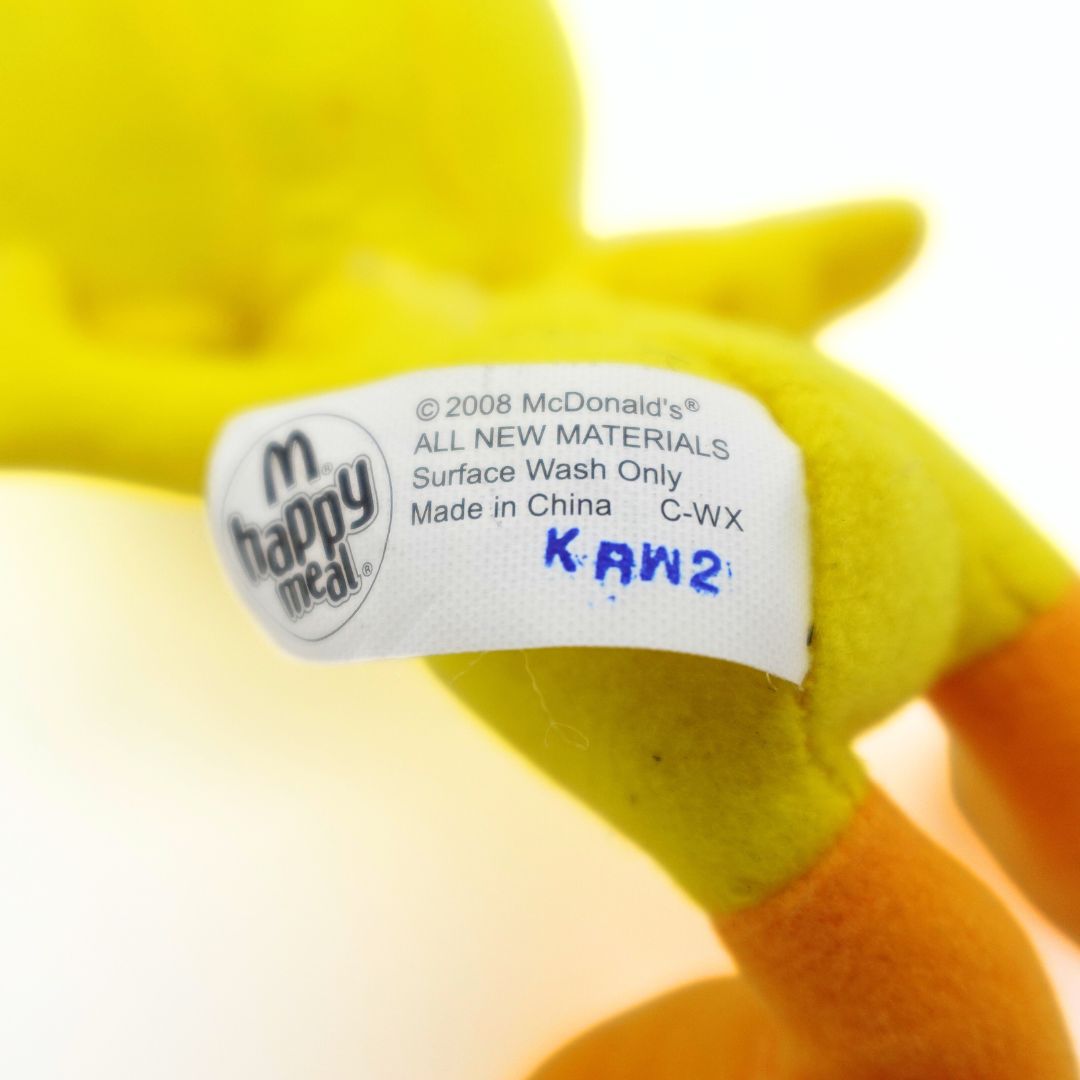 2008 McDonalds Happy Meal Tweety Bird Plush