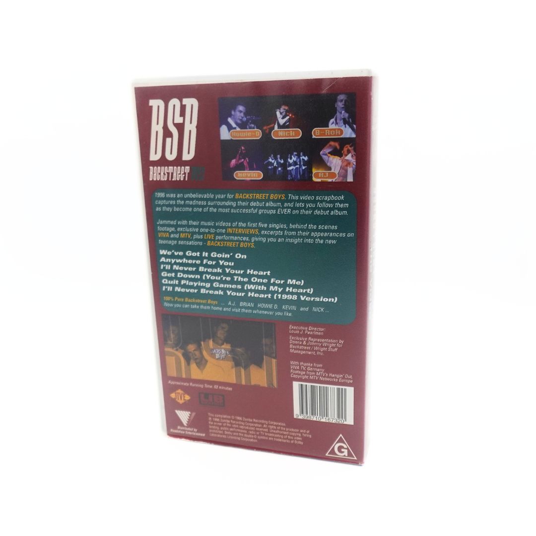 1996 Backstreet Boys The Video VHS