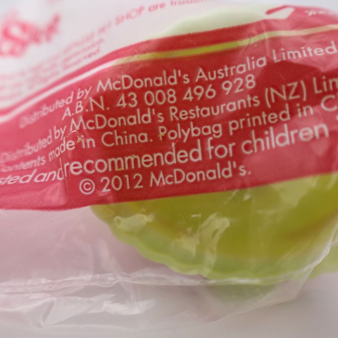 2012 McDonalds Littlest Pet Shop Ladybug Bracelet with Stickers