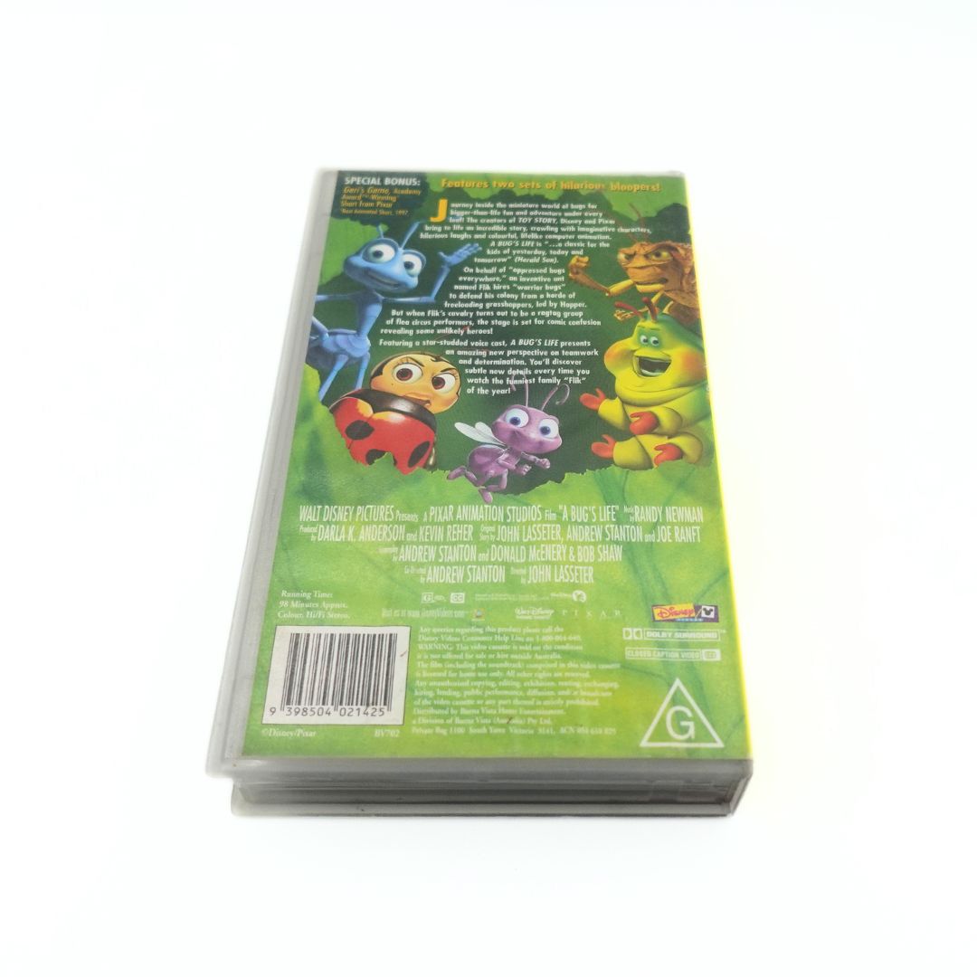 1999 Disney A Bugs Life VHS (Francis Ladybug Alternate Cover)