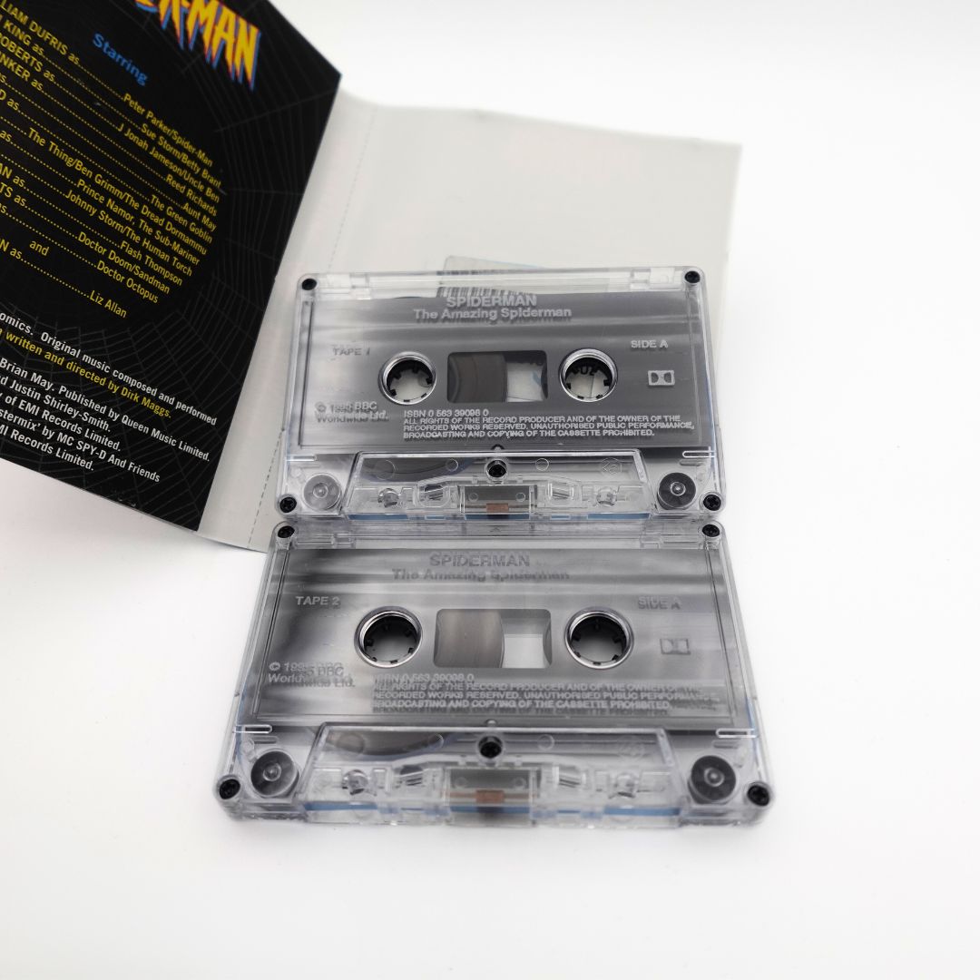 1995 The Amazing Spiderman Twin Cassette Audio Book