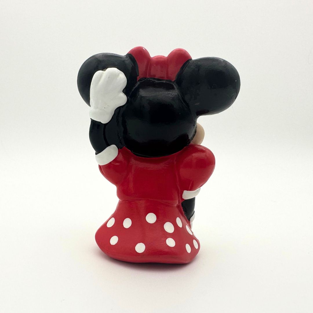 The back of a vintage Minnie Mouse figure