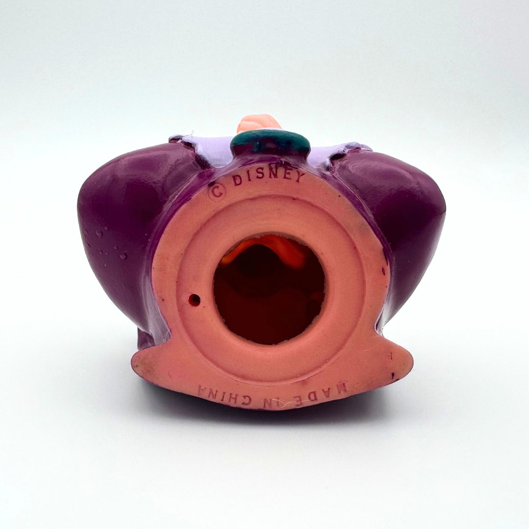 Underside of a vintage 90s finger puppet