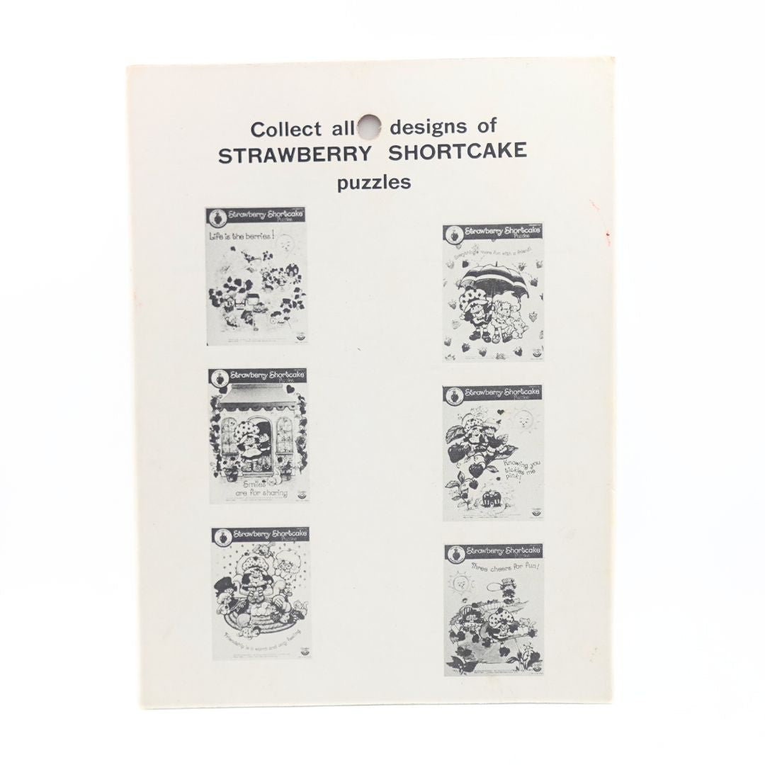 Vintage 1982 Strawberry Shortcake Puzzles