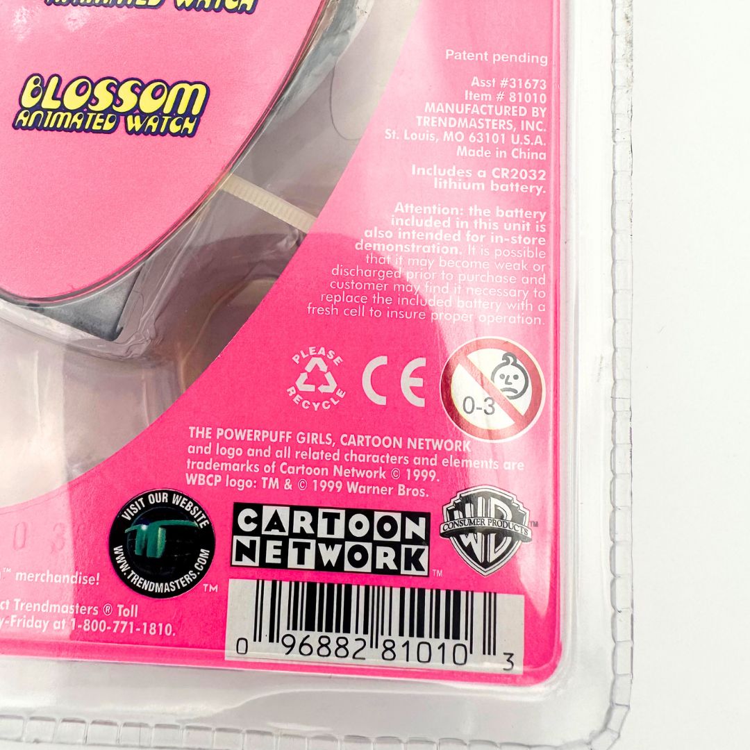 1999 Bubbles Animated Powerpuff Girls Watch