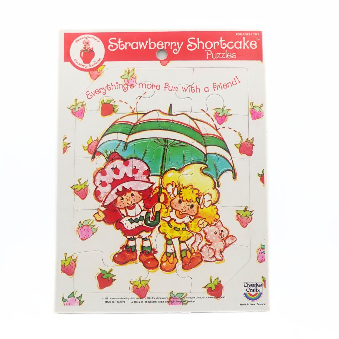 Vintage 1982 Strawberry Shortcake Puzzles