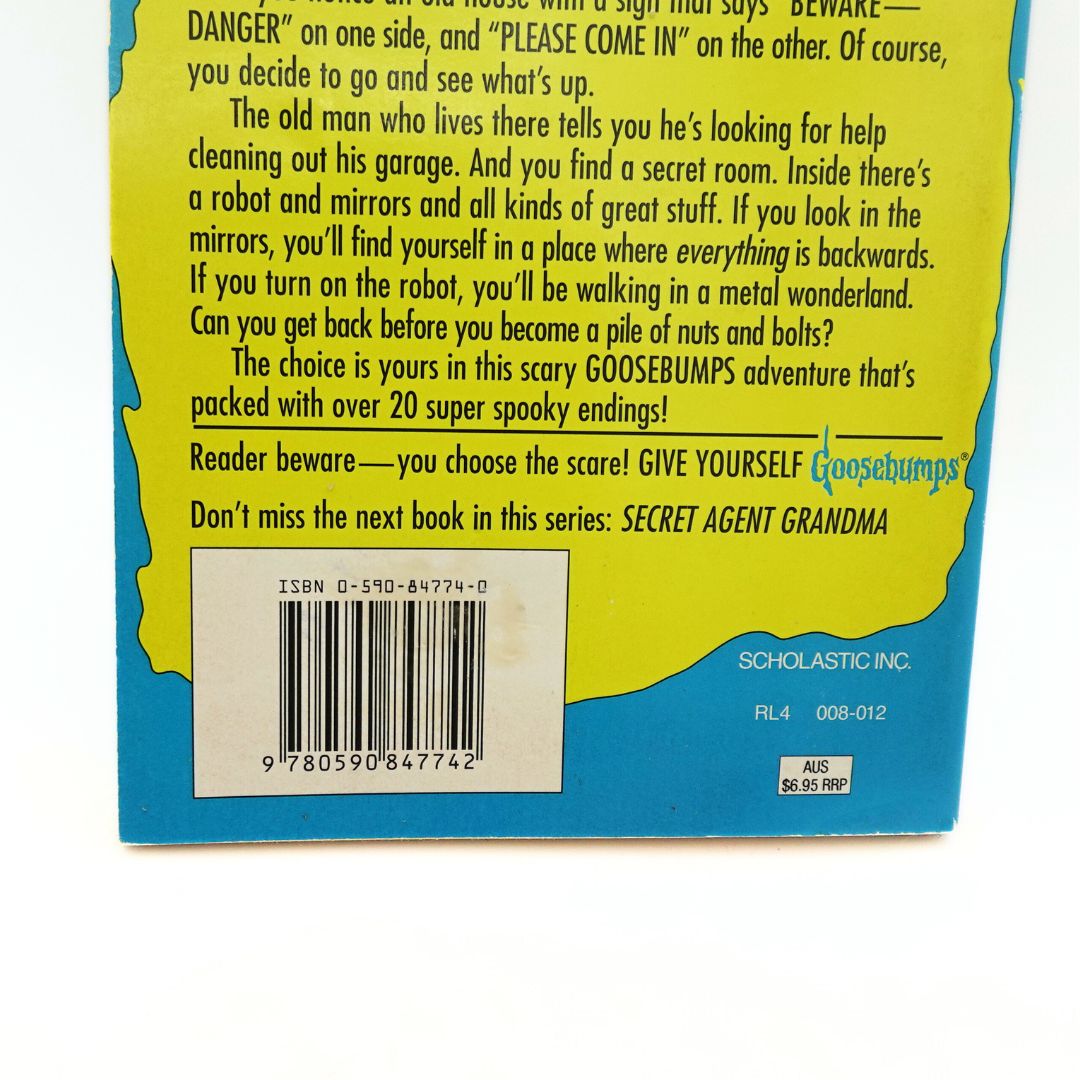 1997 Goosebumps Reader Beware: The Creepy Creations of Professor Shock