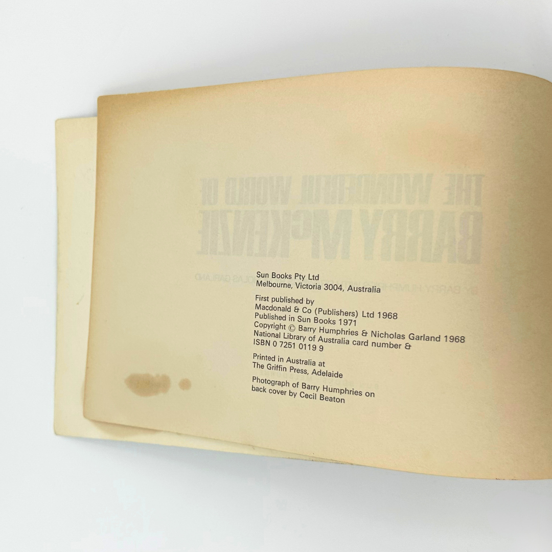 1971 The Wonderful World of Barry McKenzie