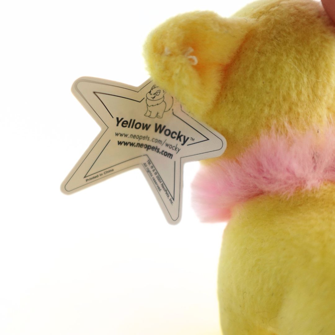 2004 Happy Meal Yellow Wocky Neopets Plush