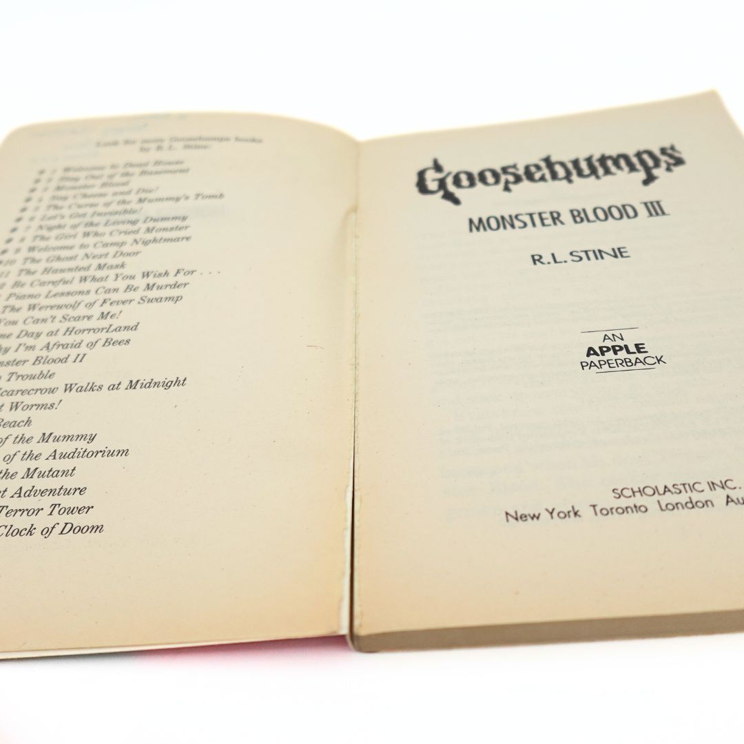 1995 Goosebumps Monster Blood III