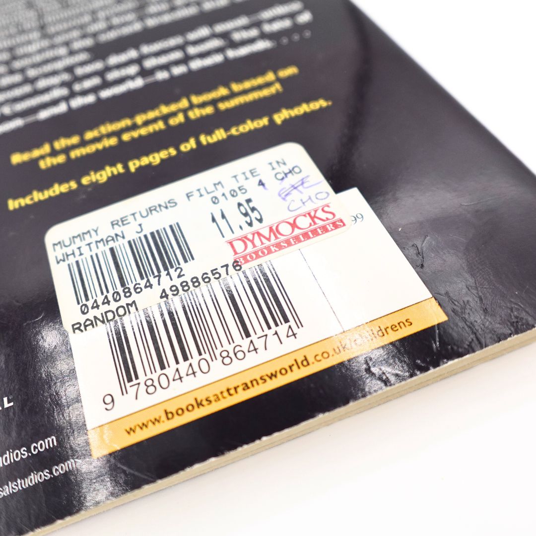 2001 Mummy Returns Book