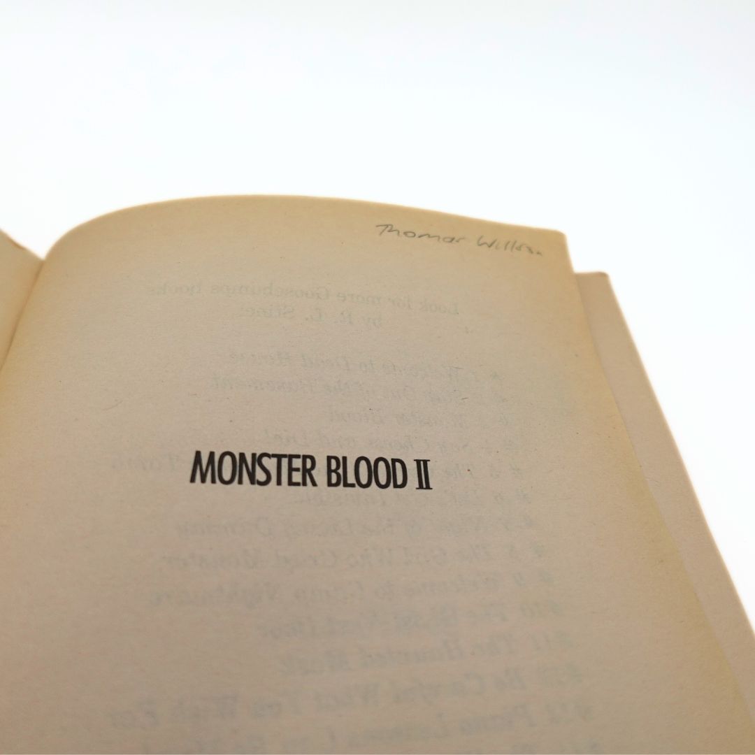 1994 Goosebumps Monster Blood II