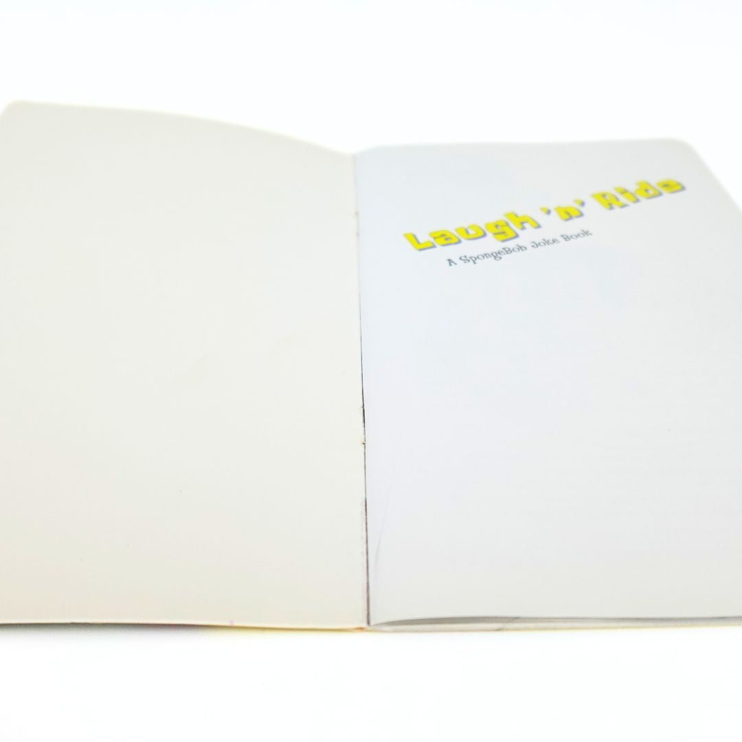 2011 Spongebob Squarepants Laugh 'n' Ride Joke Book