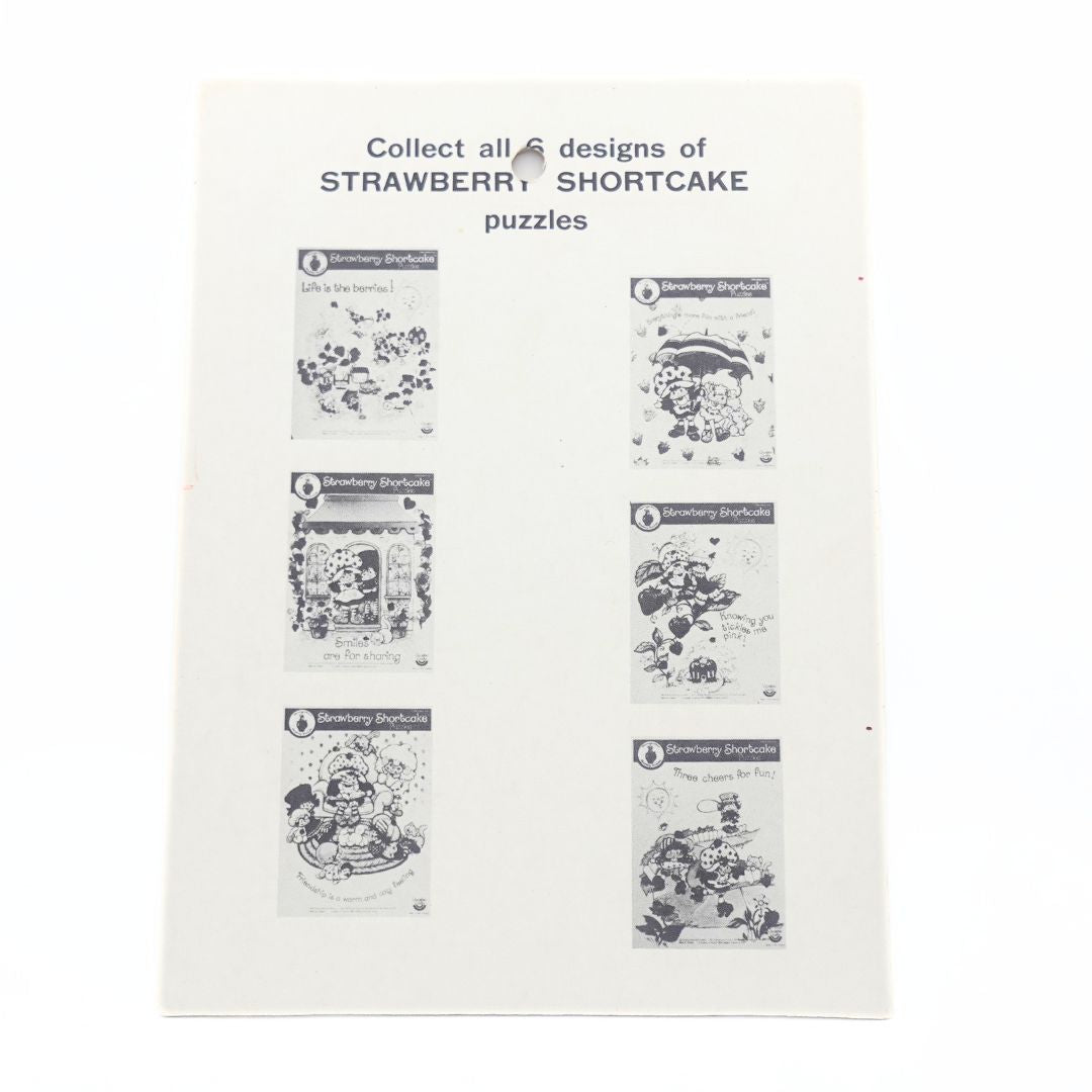 Vintage 1982 Strawberry Shortcake Puzzles