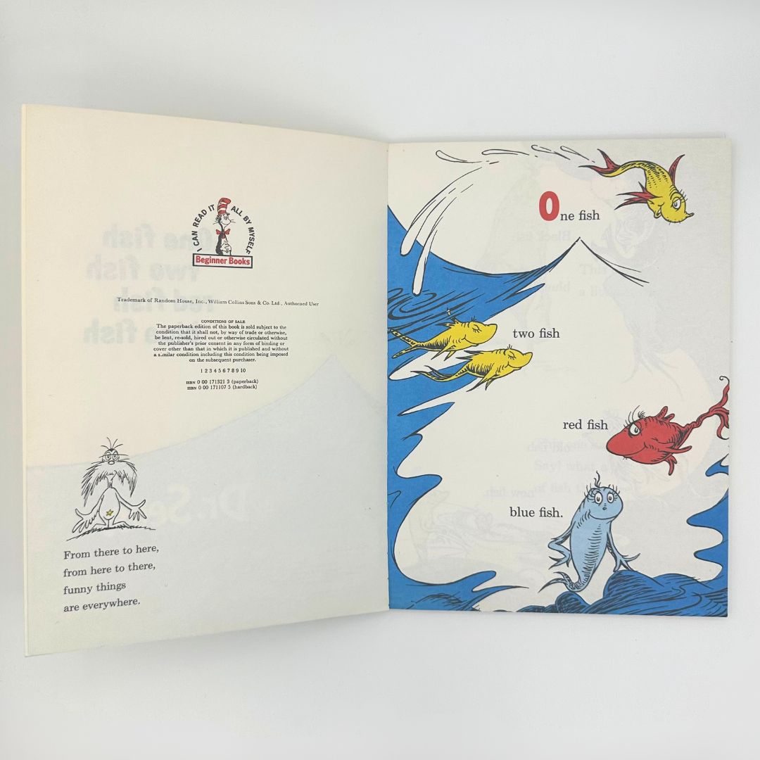 Dr. Seuss One Fish Two Fish Red Fish Blue Fish