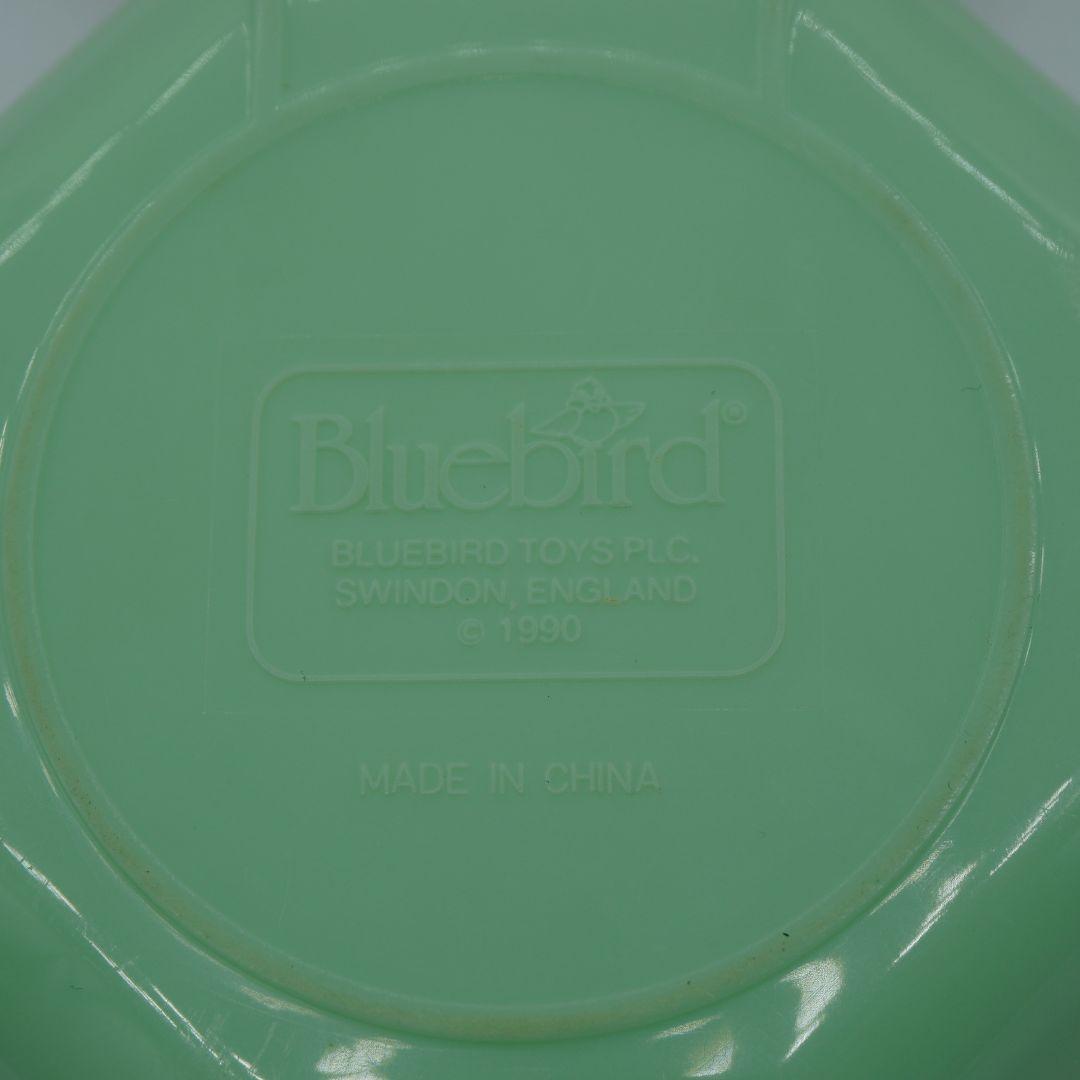 Green lid with Bluebird Toys branding and 'Made in China' text
