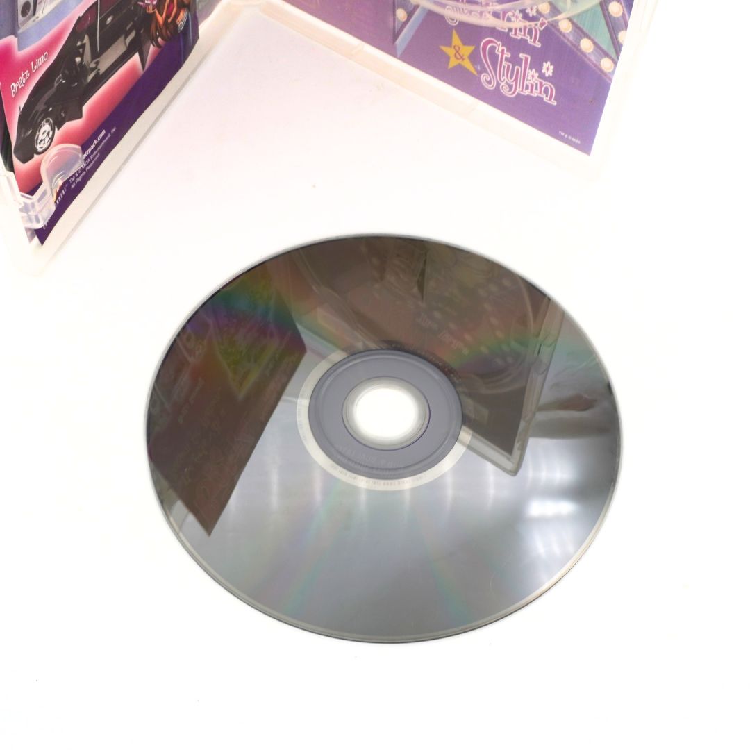 CD with a colorful label on a white background