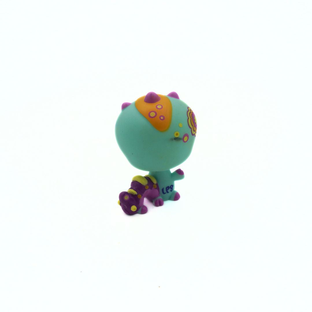 Colorful toy figure on a white background