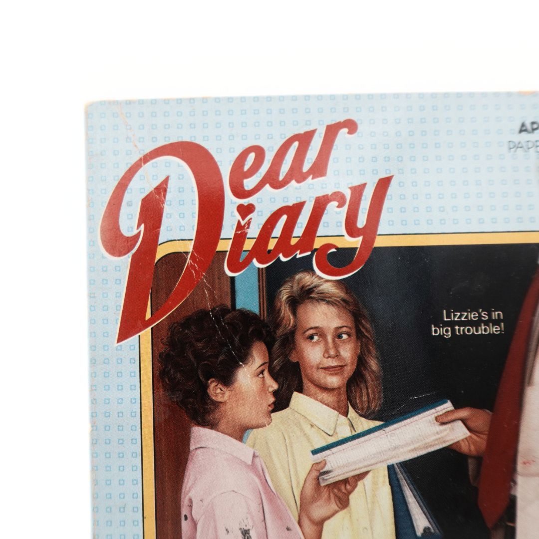 Creasing on the cover of the Dear Diary The Lie book