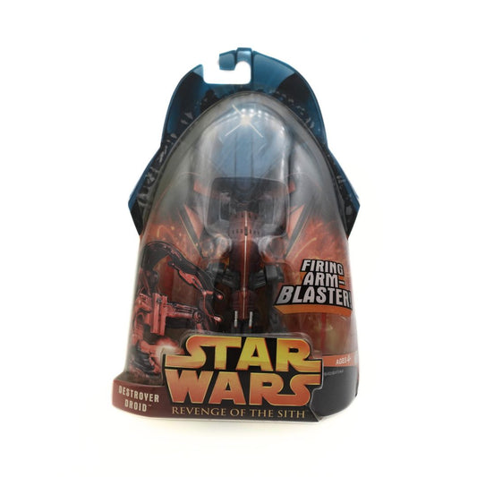 Unopened 2005 Star Wars Revenge of the Sith Destroyer Droid with a firing-arm blaster move