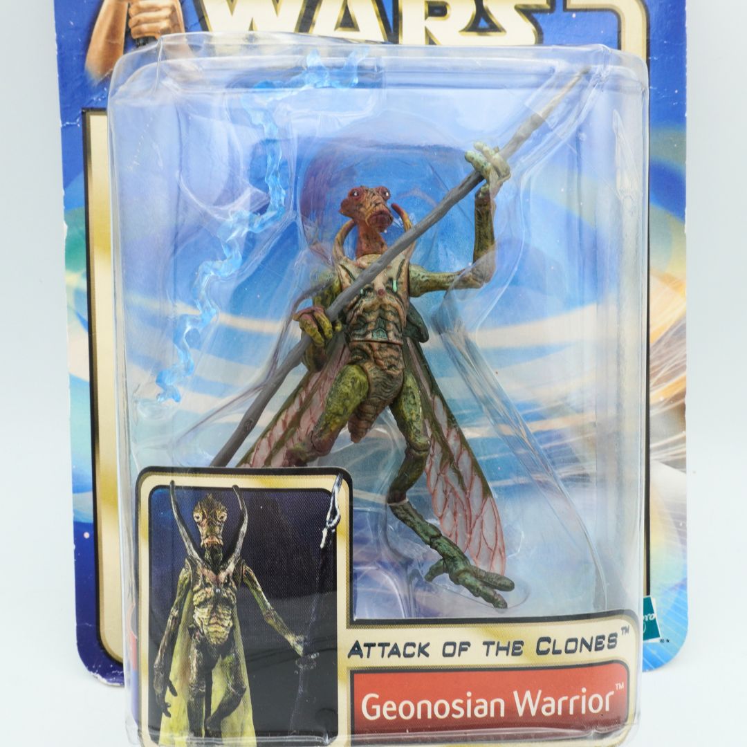 Geonosian Warrior figure from 'Star Wars: Attack of the Clones' in packaging