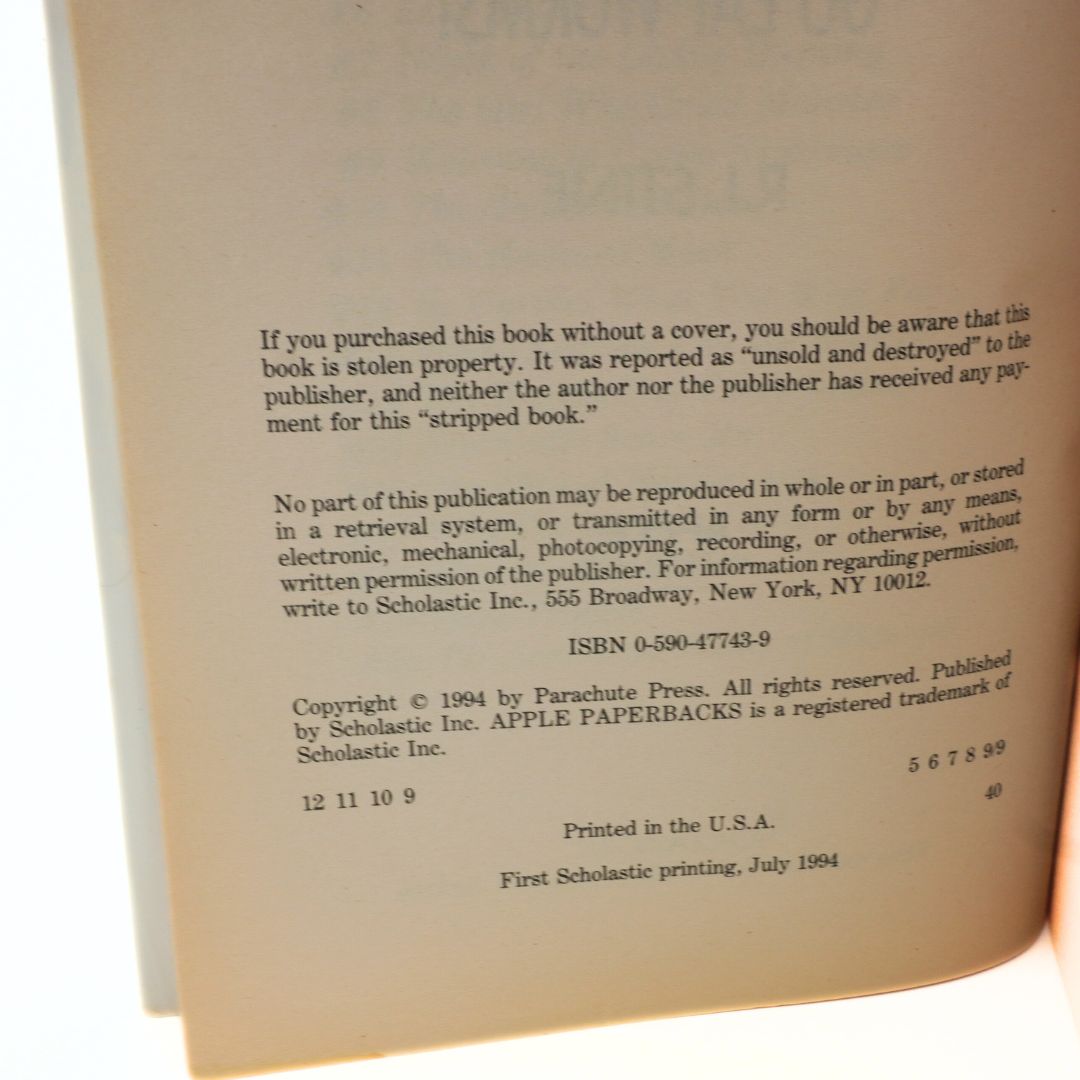 Publishing page of a book with text and ISBN information.