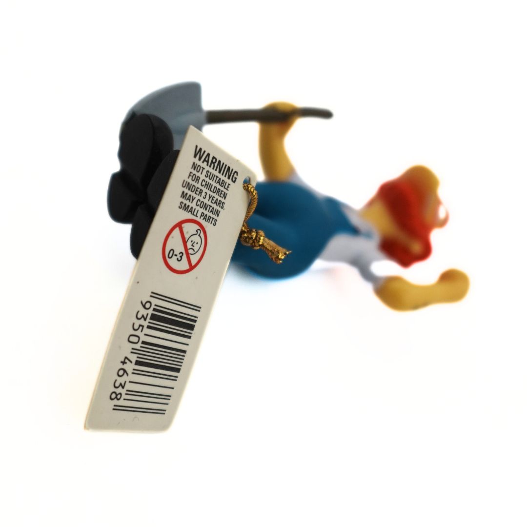 Barcode on the tag from a Groundskeeper Willie figurine from 2005