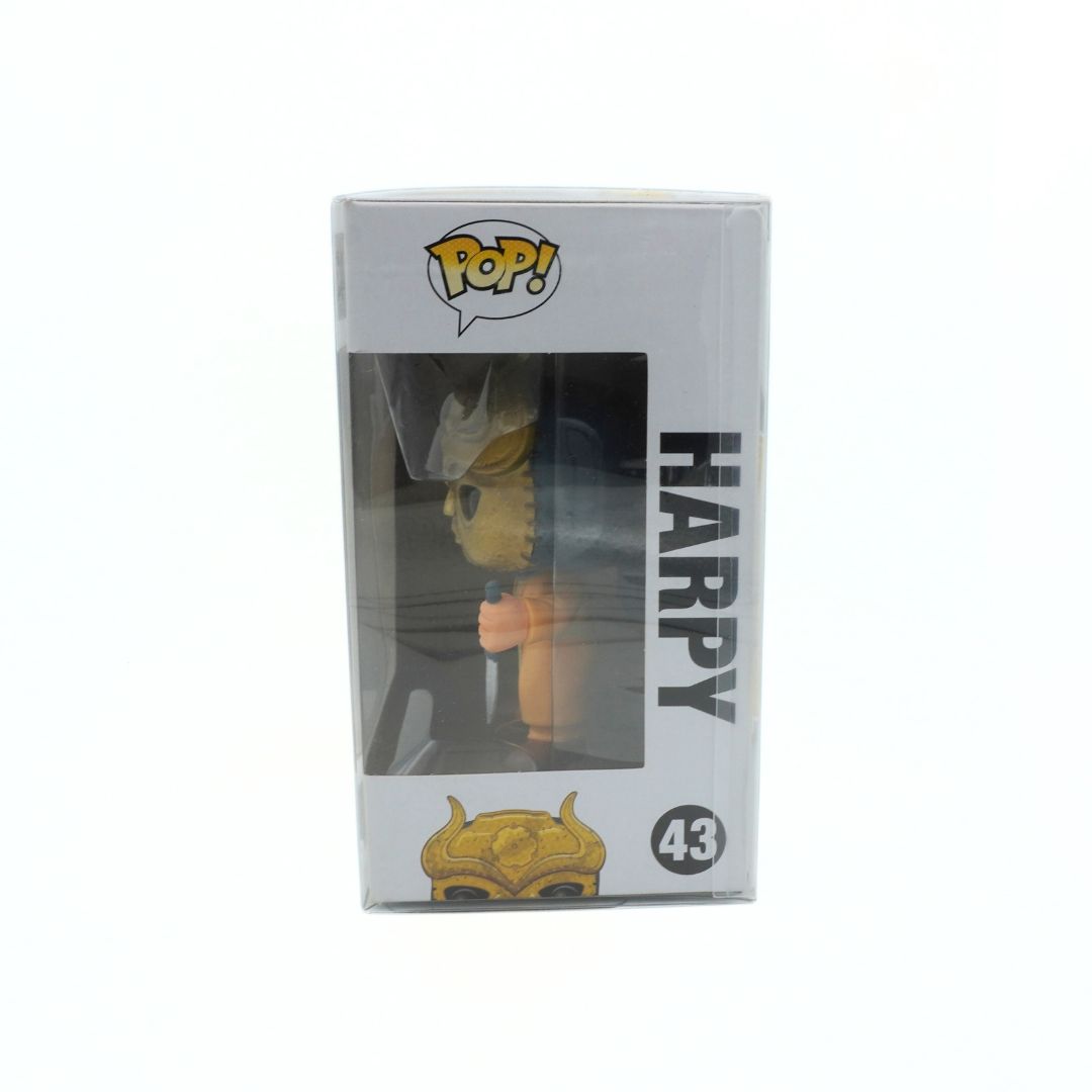 Funko Pop! vinyl figure in packaging with 'Harpy' branding on a white background